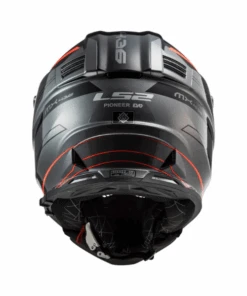 LS2 MX436 Pioneer Evo Dual Sport Helmet - Gloss Knight Titanium Orange-LS2 -Motorcycle Riding Equipment Store 7 0a7ba255 12c0 442e b4d3 62a92bfbfa3e