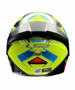 LS2 FF352 Rookie Betha Helmet - Hi Viz Yellow Navy Blue-LS2 -Motorcycle Riding Equipment Store 7 2ba6505f fafe 420d 86aa 3d08241361a0
