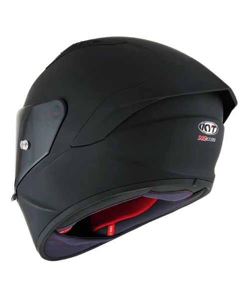 KYT NZ Race Helmet - Plain Matt Black-KYT Helmets 9 KYT NZ Race Helmet - Plain Matt Black-KYT Helmets - Image 7