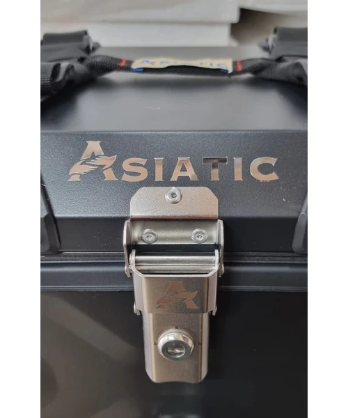 Asiatic Aluminium Top Box 45L With Backrest - Black-Asiatic 9 Asiatic Aluminium Top Box 45L With Backrest - Black-Asiatic - Image 7