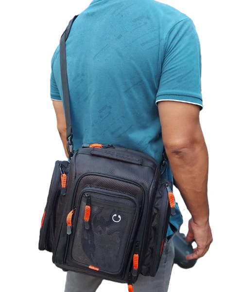 Tryka Gears Ride Mate 2.0 (25 Ltrs) Tank Bag - Black Orange-Tryka Gears 9 Tryka Gears Ride Mate 2.0 (25 Ltrs) Tank Bag - Black Orange-Tryka Gears - Image 7