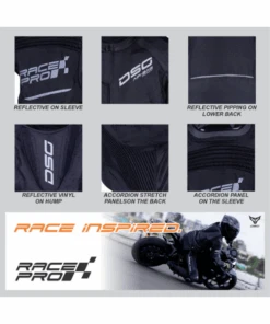 DSG Race Pro V2 Riding Jacket - Black-DSG 17 DSG Race Pro V2 Riding Jacket - Black-DSG -Motorcycle Riding Equipment Store 7 b8a4b55b bd54 45ce b4c9 0fd696bfb7cb