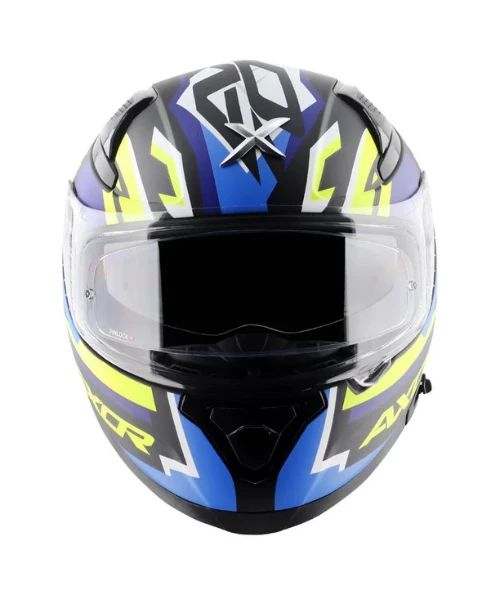 Axor Apex Streak Helmet - Dull Black Blue-AXOR 10 Axor Apex Streak Helmet - Dull Black Blue-AXOR - Image 8