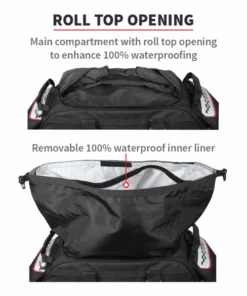 Viaterra Claw 72 Ltr Waterproof Tailbag - Black-Viaterra 25 Viaterra Claw 72 Ltr Waterproof Tailbag - Black-Viaterra -Motorcycle Riding Equipment Store 8 40