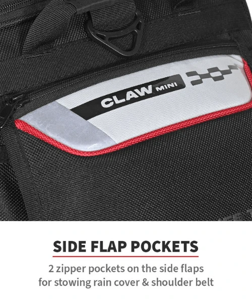 Viaterra Claw Mini 48L Waterproof Tail Bag - Black-Viaterra 10 Viaterra Claw Mini 48L Waterproof Tail Bag - Black-Viaterra - Image 8