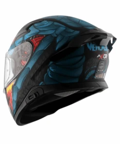 Axor Apex Venomous D/V Helmet - Dull Black Matt Blue-AXOR -Motorcycle Riding Equipment Store 8 67 640694ae c841 4d2f b1bf 79e4698ed1a3