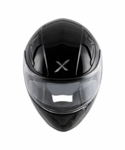 Axor Apex Solid Black Helmet-AXOR -Motorcycle Riding Equipment Store 8 9