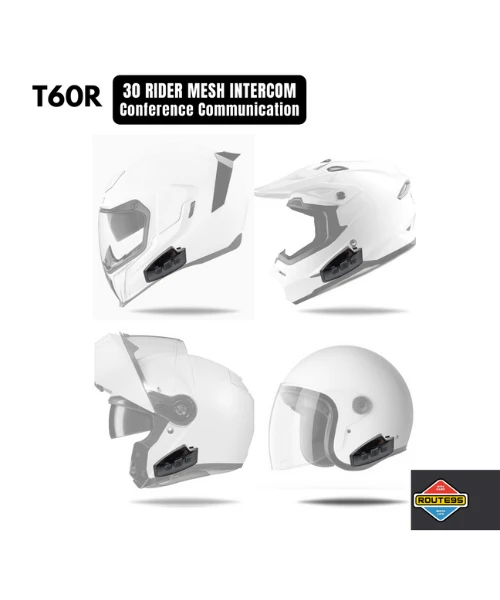 Route95 T60R Mesh HD Universal Intercom And Bluetooth Headset For Helmet-Route 95 10 Route95 T60R Mesh HD Universal Intercom And Bluetooth Headset For Helmet-Route 95 - Image 8
