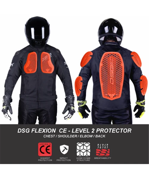 DSG Race Pro V2 Riding Jacket - Black-DSG 7 DSG Race Pro V2 Riding Jacket - Black-DSG - Image 5