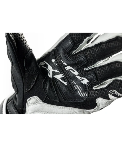 Ixon GP4 Air Riding Gloves - Black White-Ixon 10 Ixon GP4 Air Riding Gloves - Black White-Ixon - Image 8