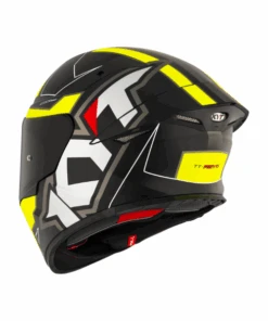 KYT TT-Revo Electron Helmet - Matt Black Yellow-KYT Helmets -Motorcycle Riding Equipment Store 8 fbdc08f2 8aad 4506 ac0b f70767864ab5