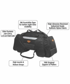 Guardian Gears Rhino 70L Tail Bag With Rain Cover-Guardian Gears 22 Guardian Gears Rhino 70L Tail Bag With Rain Cover-Guardian Gears -Motorcycle Riding Equipment Store 9 17