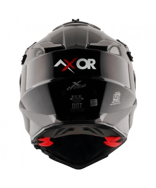 Axor X-Cross Dual Visor Sc Helmet - Black Red-AXOR 11 Axor X-Cross Dual Visor Sc Helmet - Black Red-AXOR - Image 9