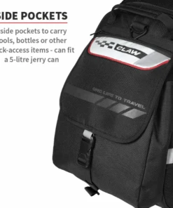 Viaterra Claw 72 Ltr Waterproof Tailbag - Black-Viaterra 26 Viaterra Claw 72 Ltr Waterproof Tailbag - Black-Viaterra -Motorcycle Riding Equipment Store 9 30