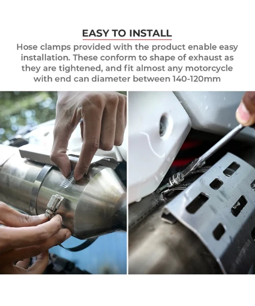 Viaterra End Can Heat Shield - Silver-Viaterra 11 Viaterra End Can Heat Shield - Silver-Viaterra - Image 9