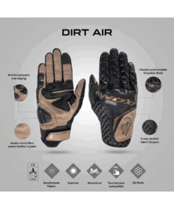 Ixon Dirt Air Riding Gloves - Black Sand-Acerbis -Motorcycle Riding Equipment Store 9 afa01dd6 8dc1 4d63 8c67 38272c5094c2