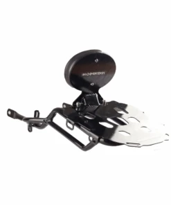 Mad Over Bikes Top Rack With Back Rest & Plate For Honda H'ness CB350-Mad Over Bikes