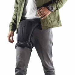 Carbonado Turtle Thigh Bag - Black-Carbonado -Motorcycle Riding Equipment Store Model
