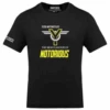 Fast Bend Yezdi Notorious Yellow Tshirt - Black-Fast Bend -Motorcycle Riding Equipment Store NO 15 0462d658 6c93 4939 a824 e4400c033395