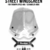 VisorBros Street Windscreen For Triumph Speed / Scrambler 400 - Clear-VisorBros 2 VisorBros Street Windscreen For Triumph Speed / Scrambler 400 - Clear-VisorBros -Motorcycle Riding Equipment Store NO 17 613eb895 da7c 4799 8b13 8f8fde25f8d0