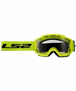 LS2 Charger Pro Goggle Hiviz Yellow With Clear Visor-LS2