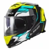LS2 FF800 Storm II Tracker Helmet - Blue Hi-Viz Yellow-LS2 -Motorcycle Riding Equipment Store NO 3 6e382f00 7b6b 4bcd b8e7 19e0c8e16902