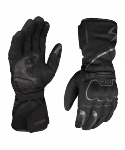 Scala Typhoon Riding Gloves - Black-Scala Gears