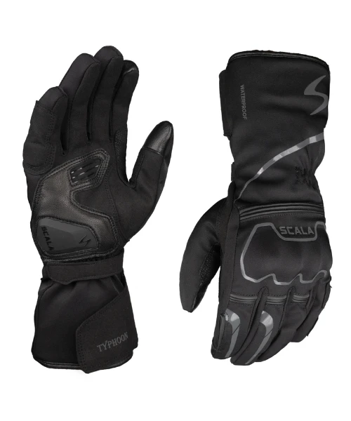 Scala Typhoon Riding Gloves - Black-Scala Gears 3 Scala Typhoon Riding Gloves - Black-Scala Gears