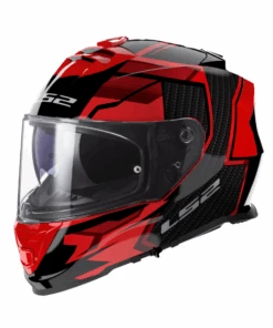 LS2 FF800 Storm II Tracker Helmet - Black Red-LS2
