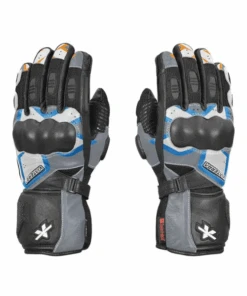 Viaterra Kruger Motorcycle Riding Gloves - Sky Blue-Viaterra