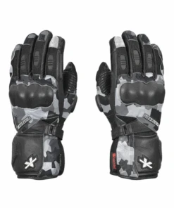 Viaterra Kruger Motorcycle Riding Gloves - Snow Camo-Viaterra