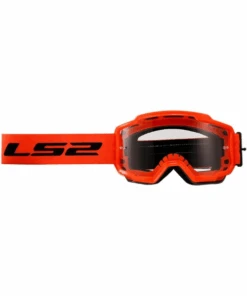 LS2 Charger Pro Goggle Hiviz Orange With Clear Visor-LS2