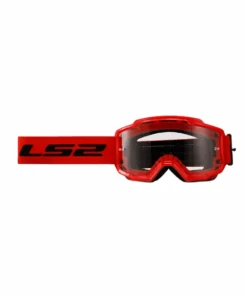 LS2 Charger Pro Goggle Red With Clear Visor-LS2