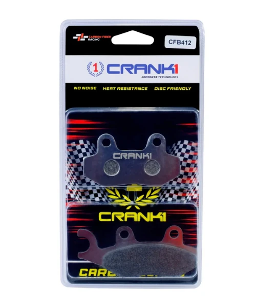 Crank1 Carbon Brake Pads - CFB412-Crank 1 3 Crank1 Carbon Brake Pads - CFB412-Crank 1