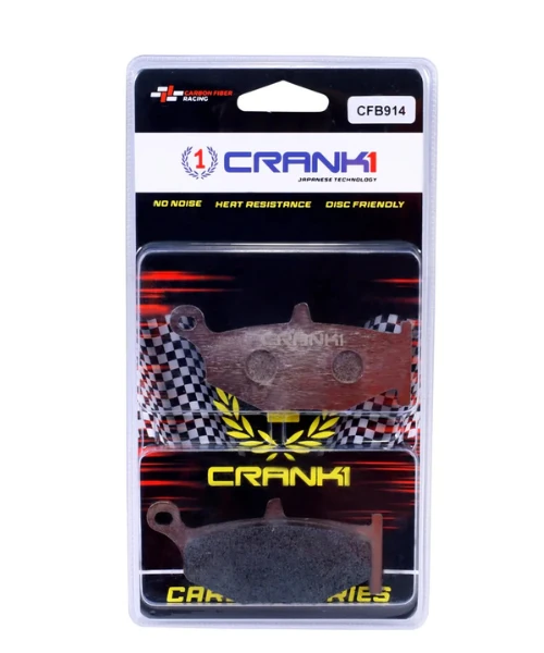 Crank1 Carbon Brake Pads - CFB914-Crank 1 3 Crank1 Carbon Brake Pads - CFB914-Crank 1