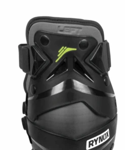 Rynox Bastion Bionic Knee Guards - Black Hi-Viz Green-Rynox -Motorcycle Riding Equipment Store Rynox Bastion Bionic Knee Guards Black Hi Viz Green 3