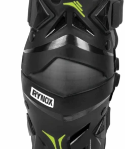 Rynox Bastion Bionic Knee Guards - Black Hi-Viz Green-Rynox -Motorcycle Riding Equipment Store Rynox Bastion Bionic Knee Guards Black Hi Viz Green 5