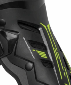 Rynox Bastion Bionic Knee Guards - Black Hi-Viz Green-Rynox -Motorcycle Riding Equipment Store Rynox Bastion Bionic Knee Guards Black Hi Viz Green 7