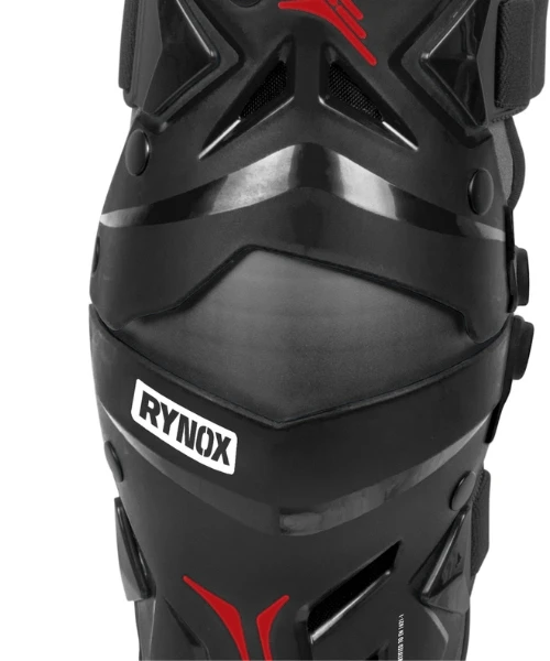 Rynox Bastion Bionic Knee Guards - Black Red-Rynox 6 Rynox Bastion Bionic Knee Guards - Black Red-Rynox - Image 4