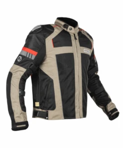 Rynox Storm Evo Riding Jacket - Sand Brown Black-Rynox
