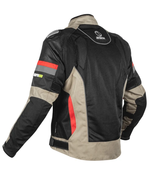 Rynox Storm Evo Riding Jacket - Sand Brown Black-Rynox 4 Rynox Storm Evo Riding Jacket - Sand Brown Black-Rynox - Image 2