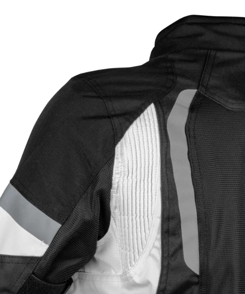 Rynox Tornado Pro 4 Riding Jacket - Black White-Rynox 6 Rynox Tornado Pro 4 Riding Jacket - Black White-Rynox - Image 4