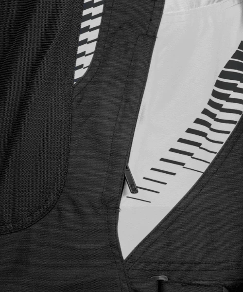 Rynox Tornado Pro 4 Riding Jacket - Black White-Rynox 10 Rynox Tornado Pro 4 Riding Jacket - Black White-Rynox - Image 8