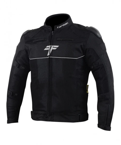 Tarmac One III Riding Jacket With Safe Tech Chest Protectors - Black-Tarmac 3 Tarmac One III Riding Jacket With Safe Tech Chest Protectors - Black-Tarmac