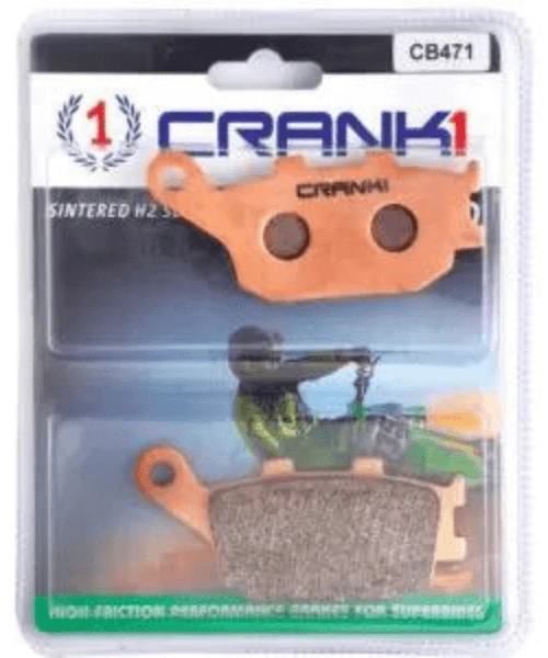 Crank1 Fully Sintered H2 Series Brake Pads For Kawasaki Z650-Crank 1 4 Crank1 Fully Sintered H2 Series Brake Pads For Kawasaki Z650-Crank 1 - Image 2