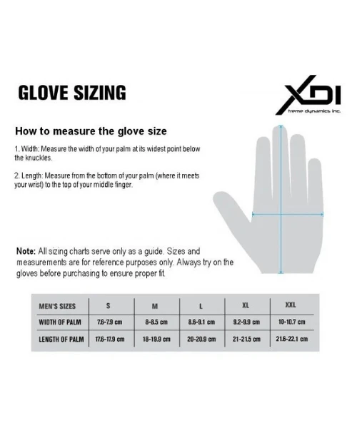 XDI Torque Master Semi Gauntlet Riding Gloves-XDI 7 XDI Torque Master Semi Gauntlet Riding Gloves-XDI - Image 5