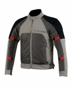 Tarmac Drifter II Level 2 Riding Jacket Grey Black Red-Tarmac