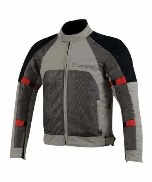Tarmac Drifter II Level 2 Riding Jacket Grey Black Red-Tarmac 3 Tarmac Drifter II Level 2 Riding Jacket Grey Black Red-Tarmac