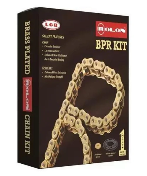 Rolon Yamaha FZ25 Brass Noise Free Chain Sprocket Kit-Rolon 3 Rolon Yamaha FZ25 Brass Noise Free Chain Sprocket Kit-Rolon