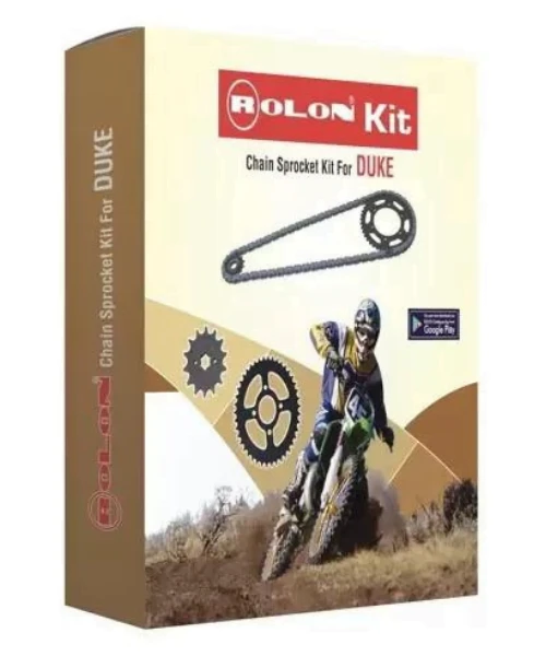Rolon Pulsar NS200 Chain Sprocket Kit-Rolon 3 Rolon Pulsar NS200 Chain Sprocket Kit-Rolon